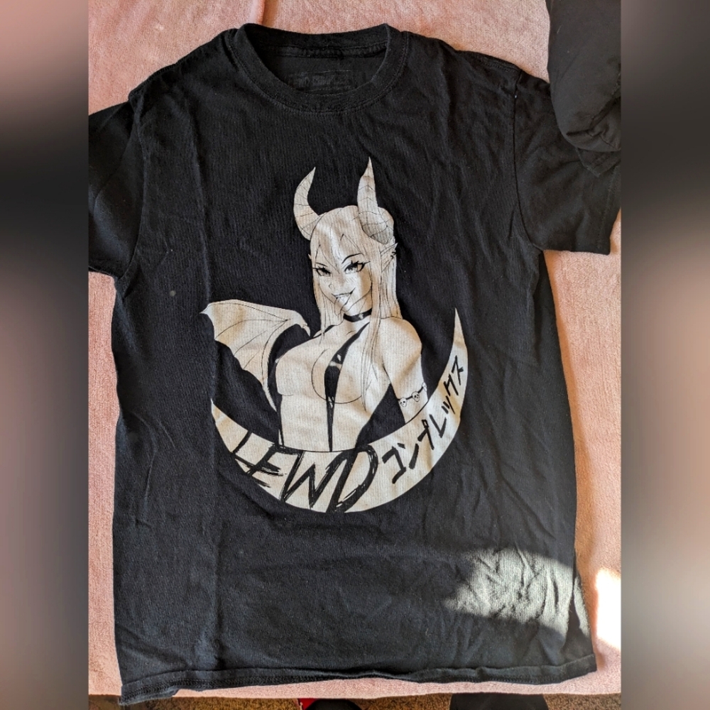 Spencer's lewd anime shirt